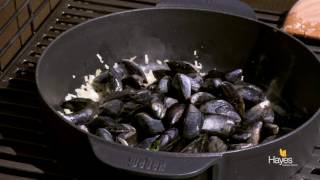 Moules Mariniere cooked on the Weber Gensis II E310 [upl. by Maude]