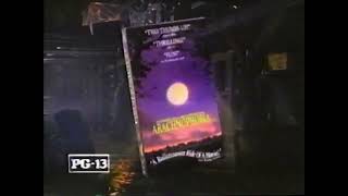 Arachnophobia VHS Release Ad 1991 low quality [upl. by Avlasor]