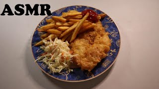 FISH amp CHIPS amp COLESLAW ASMR MUKBANG [upl. by Karyl]