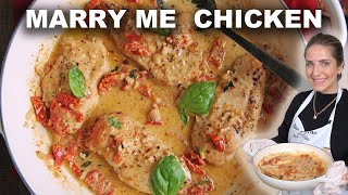 Marry Me Chicken  Super Easy Creamy Chicken Recipe [upl. by Ariet]