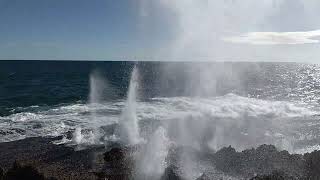 Quobba Blow Holes [upl. by Nairdad379]