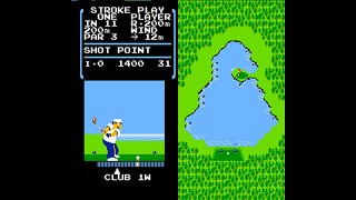 Vs Stroke amp Match Golf Arcade Longplay 1984 Nintendo Co Ltd Men Version Japan set GF3 B [upl. by Klinger]