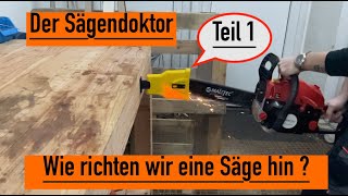 Teil 1 Der absolute Härtetest Nägel schneiden sägendoktor haselünne motorsäge kettensäge [upl. by Nwahsak]