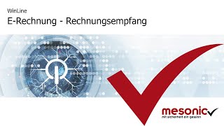 Elektronische Rechnungen in der WinLine  Rechnungsempfang [upl. by Inek]