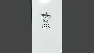 How to draw a Easy drink milk coffee step by step drawing howtodraw shortsvideo Riyabajetha [upl. by Aeel116]