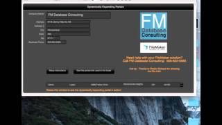 FileMaker Pro Advanced  Dynamically Expanding Portals [upl. by Arrotal94]