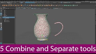 5 Combine and Separate tools  Maya Tutorials Hindi [upl. by Nomelif144]