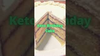 keto birthday cake recipe SHORTS [upl. by Ecyla]