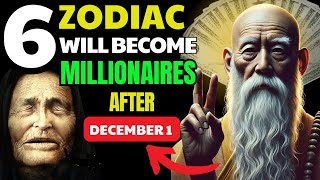 6 Zodiac Signs WILL BECOME MILLIONAIRES after December 1st 2024 Buddhist teachings [upl. by Kaylyn]