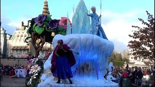 Frozen Disney Magic on Parade Disneyland Paris HD [upl. by Snevets]