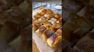 Chaniotiki Bougatsa  using a combination of cheese accessible in Australia ❤️ greece greekfood [upl. by Assirrac]