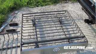 How To Installing Yakima MegaWarrior Gear Rack  GetJeeping [upl. by Yleen]