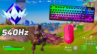 SteelSeries Apex Pro TKL ASMR 😴 Solo Gameplay 🏆 Satisfying Keyboard Fortnite 360 FPS 4K [upl. by Gnolb]