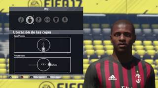 Clarence Seedorf  FIFA 17  Look a like Apariencias  Virtual Pro [upl. by Airdnua]