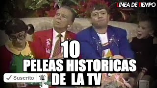 Con Chabelo Chilindrina y Camilo Sesto Top 10 históricas peleas en televisión [upl. by Anevad]