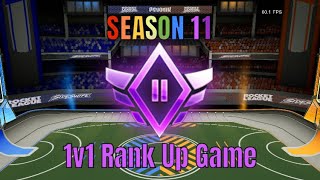 Season 11 1v1 Champion 2 Rank Up Game  No Commentary Gameplay Rocket League Sideswipe [upl. by Lakim973]