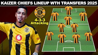 Kaizer Chiefs Starting Lineup After Transfers 202425 FT Sirino Nabi Ntwari Kaizer Chiefs Update [upl. by Sibie]