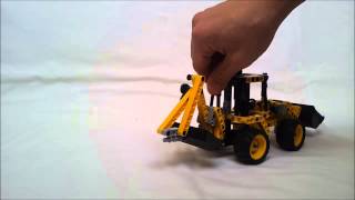 World Premiere Lego Technic mini backhoe 42004 [upl. by Azerila]