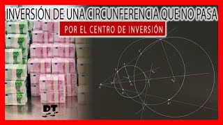 🙃 INVERSIÓN de una circunferencia que NO pasa por O 💣💣💣 ejercicios inversión dibujo técnico [upl. by Bate]