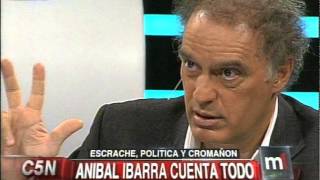 C5N  MINUTO UNO ANIBAL IBARRA CUENTA TODO [upl. by Karoly]