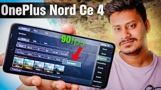 OnePlus Nord CE 4 BGMI 90FPS Test with FPS Meter  Snapdragon 7 gen 3 Power [upl. by Kimberlee]