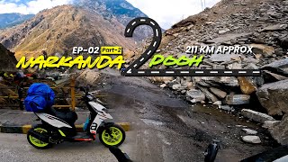 Winter Spiti ride 2024 on Aprilia SR 160  Narkanda To Pooh 211 KM  Ep02 Part2 [upl. by Voss]