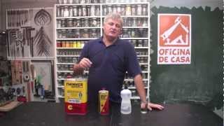 Solventes para tintas  tipos e aplicações DIY • Oficina de Casa [upl. by Montagna824]