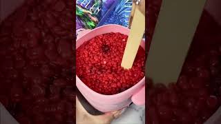 Satisfying leg wax 😍😍😍 yeelen yeelenwax wax hairremoval satisfying hardwax waxbeads [upl. by Helman]