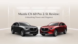 Mazda CX60 Pro 25L Review Unleashing Power and Elegance [upl. by Ignatius]