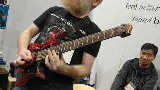 Per Nilsson NAMM 2017 Scar SymmetryNoumenon and Phenomenon Strandberg Demo HD [upl. by Liek]