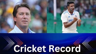 Cricket Record Most Wickets In Career In Test Bowling Record [upl. by Anaek170]