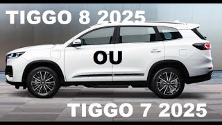 TIGGO 7 OU TIGGO 8 COMPARATIVO CHERY [upl. by Jessi934]