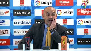 Rueda de prensa de Paco Jémez tras el Rayo Vallecano vs Elche CF 23 [upl. by Llerut]