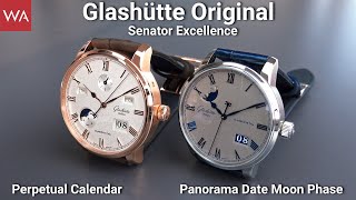 Glashütte Original Senator Excellence Perpetual Calendar amp Panorama Date Moon Phase Line Extension [upl. by Llevel]