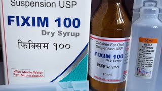 Fixim dry syrup 60ml नेपाली मा 🇳🇵Cefixime syrup Antibiotics in nepali एन्टिबायोटिक औषधी [upl. by Delmor]