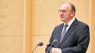 Antrittsrede von Bundesratspräsident Reiner Haseloff  Gemeinsam Zukunft formen [upl. by Okiron]