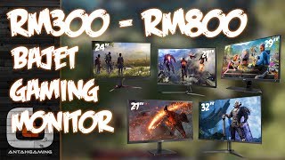 RM300  RM800 Bajet Gaming Monitor untuk PC amp Console「2019」 [upl. by Eceirahs170]