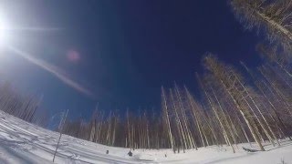 123015 Ski Apache Classic New Mexico Skiing Go pro 4 [upl. by Wiese]