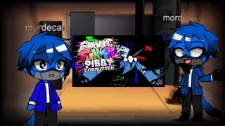 mordeaci y rigby reaccionan fnf mordecai glitch pibby overworked gacha [upl. by Pollie698]