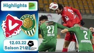 Highlights FC Vaduz vs SC Kriens 120322 [upl. by Sesylu]