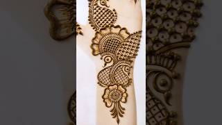 Arabic Mehndi DesignSimple mehndi designEasy Mehndi Teej mehndi mehndishorts shorts mehandi [upl. by Genaro705]