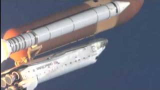 Part 4 Space shuttle launches highspeed video camera slow motion views [upl. by Repsac]