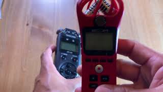 Tascam DR05 vs Zoom H1n Best Portable Audio Recorder [upl. by Etka]