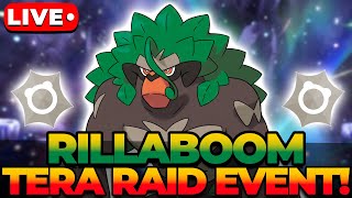 7Star Rillaboom Tera Raid Event With Viewers in Pokémon ScarletViolet [upl. by Nyroc141]