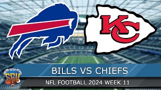 Buffalo Bills vs Kansas City Chiefs  NFL Week 11 2024 Full Game Highlights  Madden 25 Sim [upl. by Keemahs]