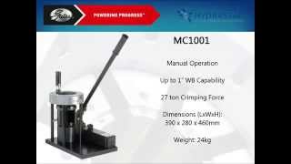 Gates Hydraulic MC1001 Crimping Machine [upl. by Meta563]