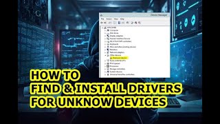 How to Identify and Install Unknown Device Drivers  Windows 781011 [upl. by Scarito]