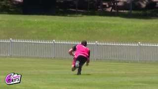 Stephen OKeefe diving catch at training [upl. by Seilenna]