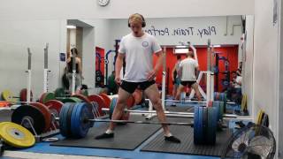 David Carleton 225 kg x 3 deadlift 67 kg bodyweight [upl. by Namlaz3]