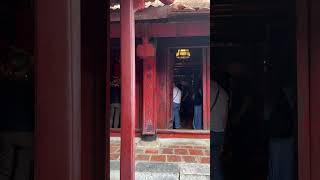 Hanoi  Dragon incense burner at Temple of Literature hanoi vietnam incense temple [upl. by Niwred]